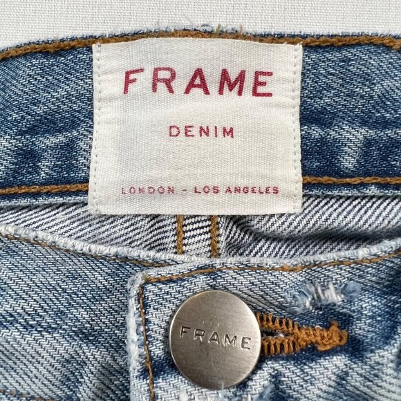 Frame Le Original High-Rise Skinny Rigid Re-Release Jeans in Watermark Size 27 - Picture 6 of 15
